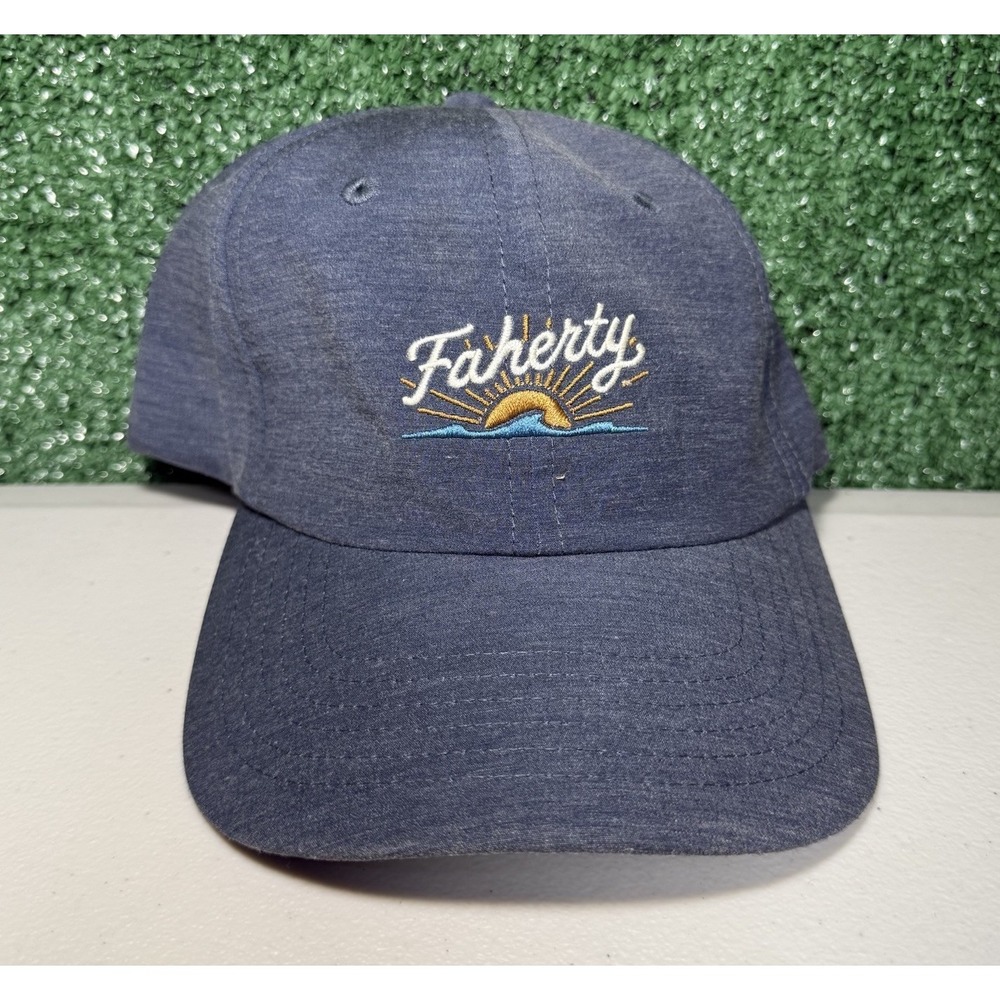 Faherty Hat Snapback Adjustable Polyester Blend B… - image 1